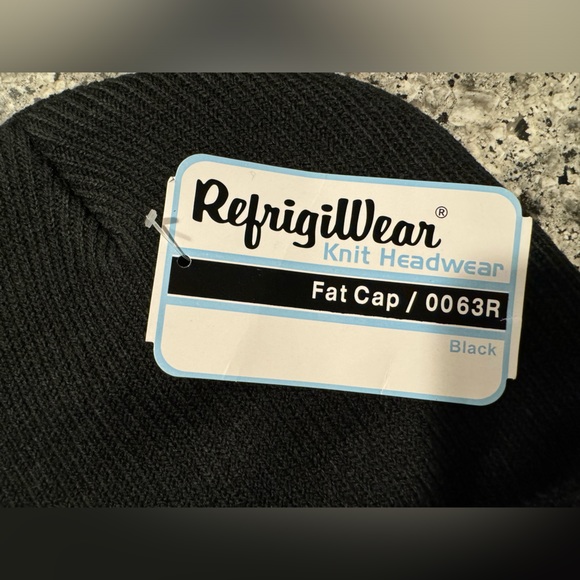 RefrigiWear Black Fat Cap Knit Beanie for Men and Women, One Size Fits Most - Picture 5 of 9